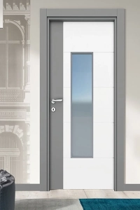 MELAMİN ELİT LORAS CAMLI ODA KAPISI, 76/204/18-27 CM